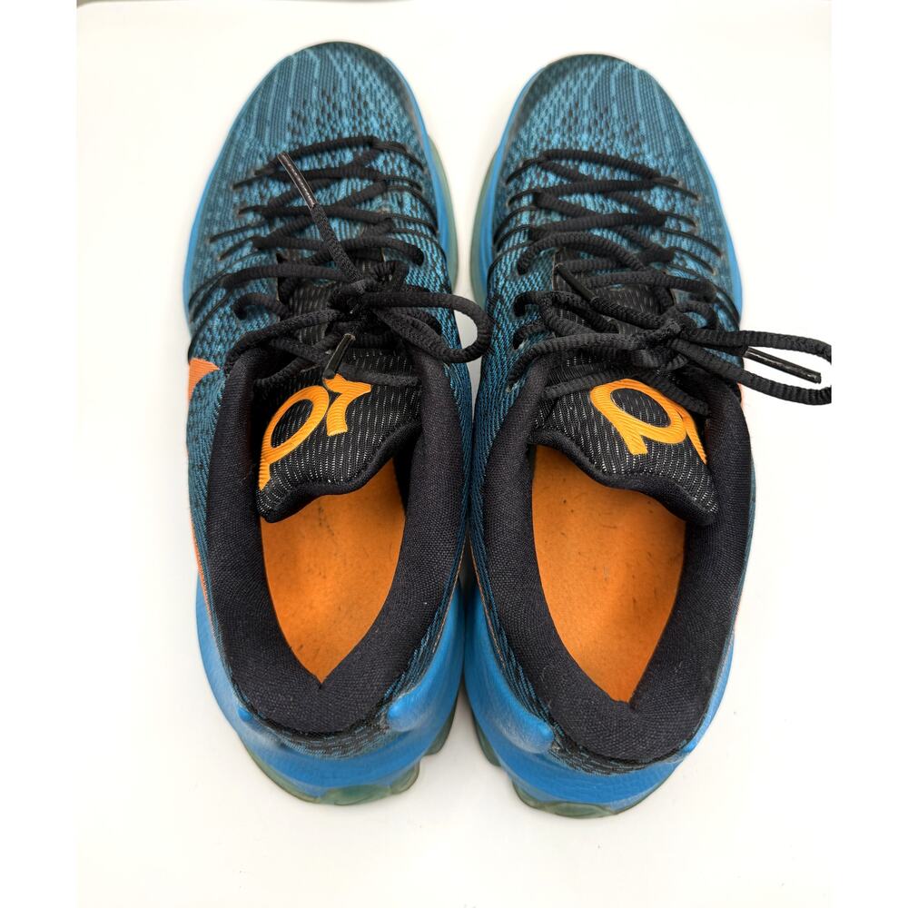 Nike KD 8 OKC Road Game Mens Size 10 Thunder Blue Lagoon Basketball Sneakers - Picture 10 of 14